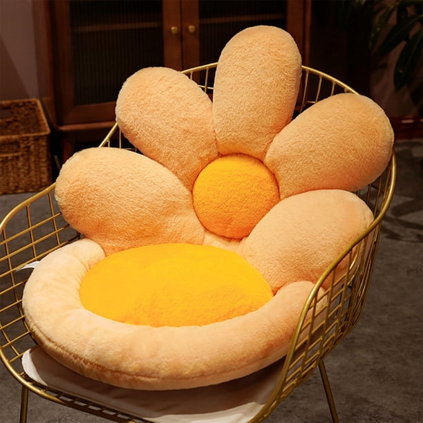 Sunflower Shape Conjoined Cushion Office Living Room Bedroom Polyester Seat Cushion Polypropylene Resin Filled Cushion