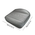 thumbnail image 3 of Leather Car Seat Cushion - All Season Full Coverage, Breathable Perforated Mesh, Comfortable Support for Vehicles, 3 of 6