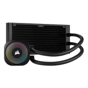 CORSAIR NAUTILUS 240 RS ARGB Liquid CPU Cooler – RS120 ARGB Fans – Fits Intel® LGA 1851, AMD® AM5/AM4 – Simple Daisy-Chain Connections - Direct Motherboard Connection