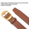 thumbnail image 4 of SENDEFN Women's Casual Leather Belts for Jeans Pants Ladies Belt Fashion Vintage Gold Pin Buckle, 4 of 6