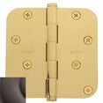 thumbnail image 7 of Baldwin 1140031I 4 x 4 in. Radius Mortise Corner Hinge, Unlacquered Bright Brass, 7 of 7