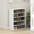 thumbnail image 2 of Furinno FANO 5-Tier Stackable Shoe Rack for Closet Entryway White, 2 of 5