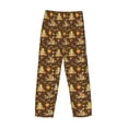 thumbnail image 3 of Lsque Autumn With Pumpkin Harvest Print Men's Pajama Pants, Lounge Pant - Comfortable Home Wear,Elastic Waistband, Stylish Design-Medium, 3 of 9
