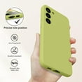 thumbnail image 4 of Slim Liquid Silicone Case for Galaxy S23, with Scratch-Resistant Microfiber Lining Anti-Slip and Shock Absorption Soft Silicone Protective Case for Samsung Galaxy S23 2023 YellowGreen, 4 of 14