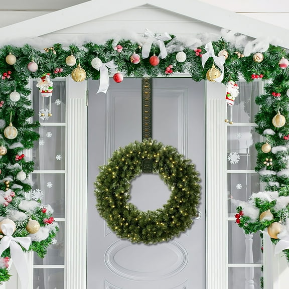 AZXY Christmas Wreaths, Christmas Wreaths for Front Door, Christmas Door Wreaths, Christmas Outdoor Wreaths, Christmas Decorations Wreaths for Christmas