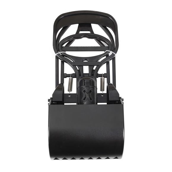 Pet Life PS3BKSM Squeeze N Scoop Pooper Scooper with Waste Bag Holder, Black - One Size