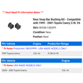 thumbnail image 2 of Rear Sway Bar Bushing Kit - Compatible with 1999 - 2001 Toyota Camry 3.0L V6 2000, 2 of 2