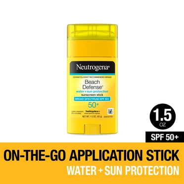 Neutrogena Beach Defense Face & Body Sunscreen Stick SPF 50 , 1.5 oz
