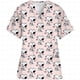 thumbnail image 5 of Ropa de mujer Estampado de dibujos animados de Snoopy Cuello en V Ropa de trabajo para mujer Tops Manga corta Con bolsillos Uniforme médico de enfermería, 5 of 5
