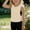 A44 Beige, variant on Girls Athletic Tank Top Sleeveless Crewneck Active Tops Crop Length Cutout Sides Tie Back Design Soft Stretchy Breathable Dance Gym Yoga Wear Summer Workout Apparel