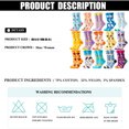 thumbnail image 3 of Women's Socks Spring New Creative Cartoon Animal Hedgehog Rabbit Cow Bee Tide Sock Cute Harajuku Fashion Fun Jacquard Stocking 12 35-42, 3 of 6