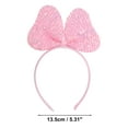 thumbnail image 3 of Unique Bargains Christmas 1 Pc Fashion Vertical Bow Headband for Women for Girls Pink, 3 of 6