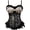 Beige, variant on Corset Top Bustiers Womens Polka Dots Padded Bra Flower Costumes Basques Plus Size Beige 3XL