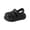 Black, variant on Kids Sandals Closed Toe Slingback Summer Waterproof Comfort Fisherman Gladiator Eva Water Shoes