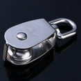 thumbnail image 1 of 304 Stainless Steel Single Wheel Swivel Pulley Block Lifting Rope M25, 1 of 1