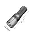 thumbnail image 3 of Needhep Tactical Flashlight Matte LED Weapon Light 2024 New Upgrade Camping Lights, Magnetic Mini Keychain Flashlight, Multi-Purpose Walking Flashlight Flashlight for Camping Gear (), 3 of 6