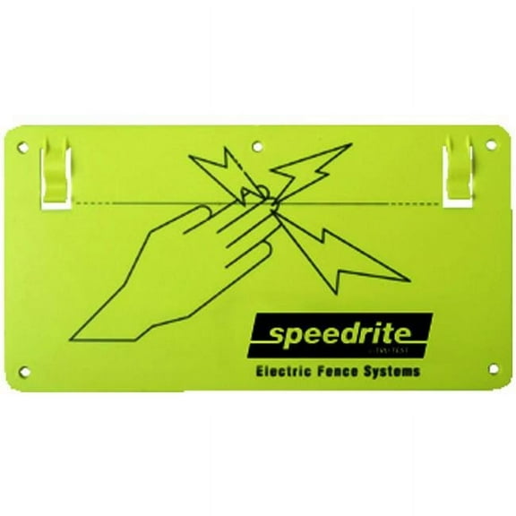 Speedrite  Electric Fence Warning Sign - Pack of 10