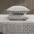 thumbnail image 5 of VCNY Home Gnome 4-Piece Taupe Cotton Flannel Bed Sheet Set, Full - Deep Pocket, 5 of 6