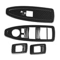 thumbnail image 4 of 4pcs Carbon Fiber Window Lift Switch Trim for BMW X1 2016-2019, 4 of 15