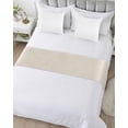 thumbnail image 5 of Xipuska Elegant Spring Floral Bed Runners for King Size Bed, Decorative Bed Throws for Foot of Bed, Pastoral Summer Flowers Rustic Bed Runner Sofa Throw Bedding Scarf Protector Slipcover for Bedroom, 5 of 6