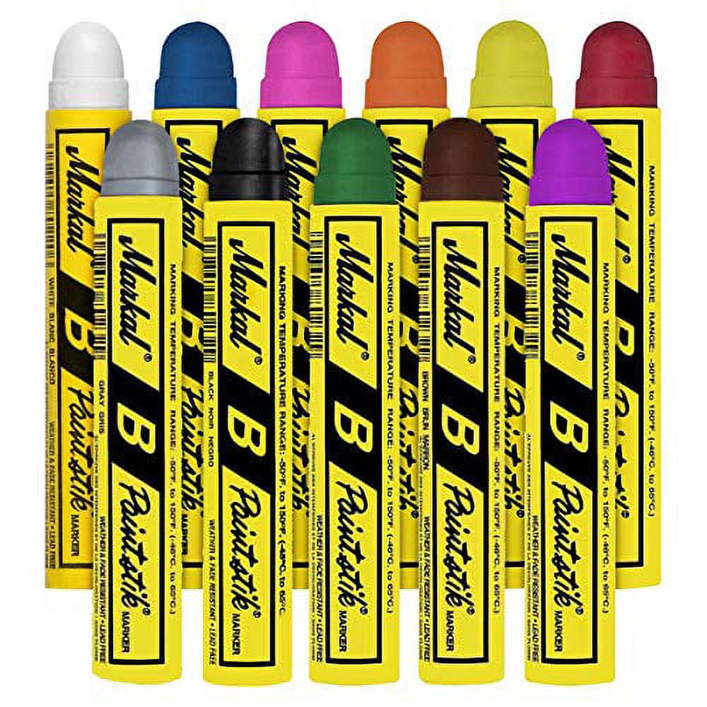 DBStar Markal B Paintstik Solid Paint Ambient Surface Marker (Pack of 12) (Green)