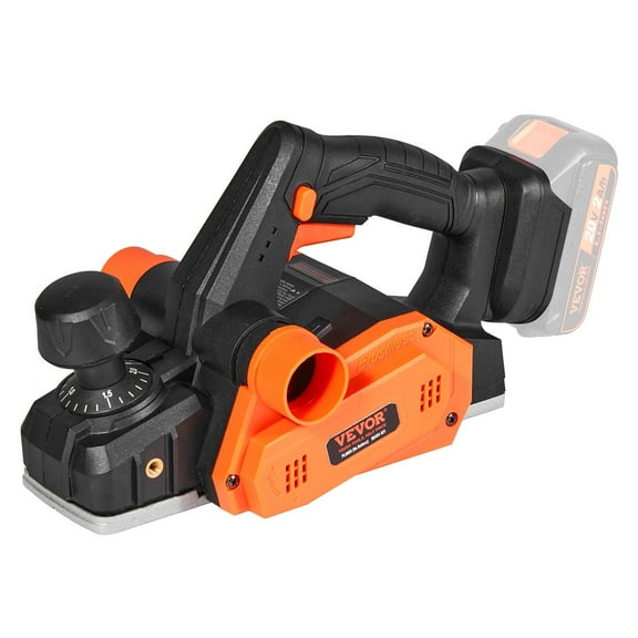 STAWAY Cordless Electric Hand Planer - High-Speed 16500 RPM, 3-1/4" Width, Adjustable Depth, HSS Blades, Dual Dust Outlet, Lightweight Design for Woodworking