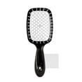thumbnail image 4 of 1 Piece Hexagonal Grid Comb Wet and Dry Hairdressing Comb Straight Hair Styling Hollow Massage Comb Yellow, 4 of 4
