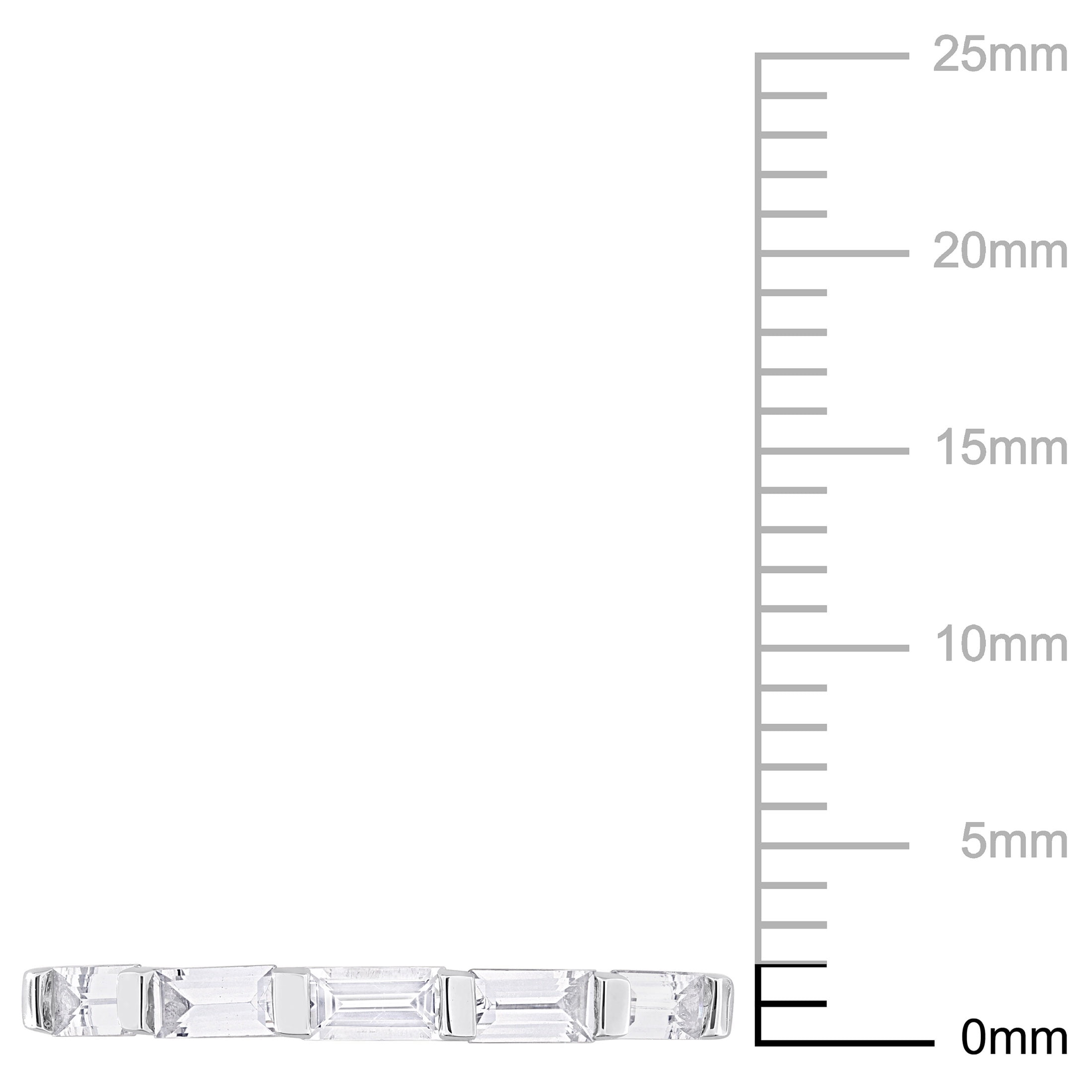 Everly Women's Sapphire 10k White Gold Ring