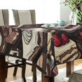 thumbnail image 5 of Yayeee Tablecloths 60" x 90" Rectangle Wrinkle Resistant Party Table Cover, Black Chocolate Cakes, 5 of 8