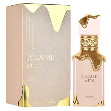 Lattafa Eclaire - Vanilla, Caramel, Sweet, Floral - Eau de Parfum Long-Lasting Fragrance for Women, 3.40 Ounce / 100 ml