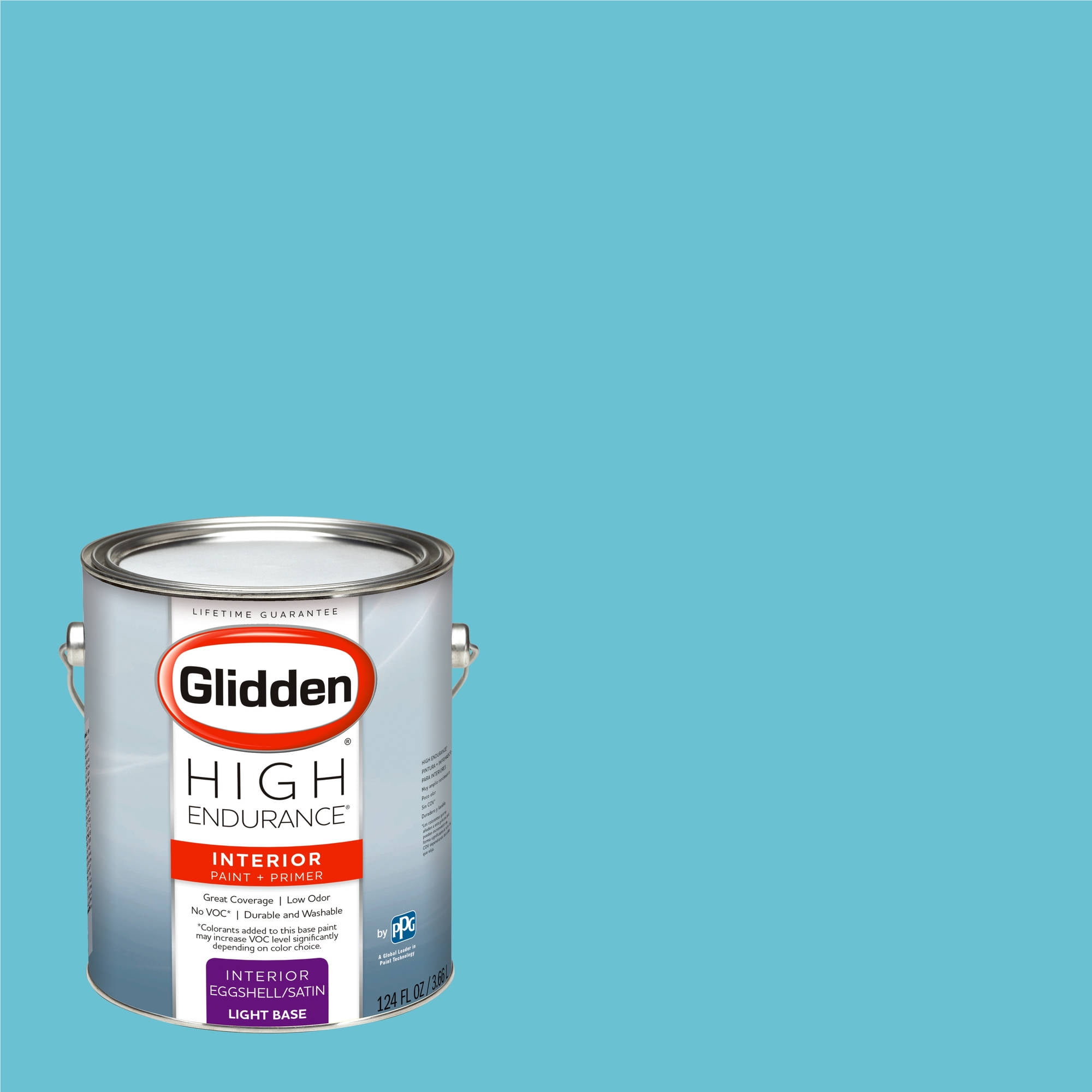Glidden High Endurance Interior Paint And Primer Pacific Coast Blue 18bg 47 282