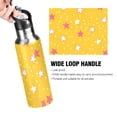thumbnail image 4 of Yayeee 20oz Insulated Water Bottle Double Wall Stainless Steel with Flip Straw Lid, White Stars, 4 of 7