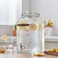 thumbnail image 3 of Better Homes & Gardens Glass 2 Gallon Beverage Dispenser with Glass Clamp Lid, 3 of 7