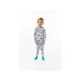 thumbnail image 2 of Sleep On It Toddler Boys 2-Piece Super Soft Jersey Snug-Fit Pajama Set with Matching Socks - Wacky Monster - Gray, 3T, 2 of 4