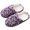 Purple, variant on Eoperou 1 Pair Slippers Soft Bottom Leopard-print Plush Comfortable to Wear Warm Slippers for Daily Life