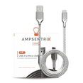 thumbnail image 4 of Replacement 3 ft Micro USB To USB Type A Cable (Infinity) (Silver), 4 of 4
