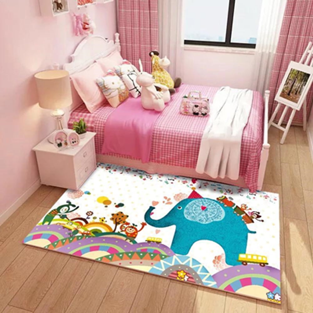 1PC VELVET SUPER SOFT PLAY MAT CARPET HOME FOAM RUG BABY KIDS TODDLER