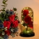 thumbnail image 1 of Rosa LED de plástico con base de madera | Decoración floral eterna en rojo, azul y rosa | Regalo de San Valentín para aniversario de bodas | Decoración romántica para el hogar y la oficina, 1 of 6