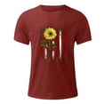 thumbnail image 5 of Dyegold American Flag Shirts for Men Summer Loose Fit Graphic Tees Casual Tshirt 4th of July Shirt USA Patriotic T-Shirts, 5 of 5