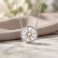 thumbnail image 4 of Rosec Jewels IGI Certified Lab Grown Diamond Solitaire Necklace for Women (3 Carat, E-VS1 Quality) - Ready to Gift, 14K White Gold, 4 of 6