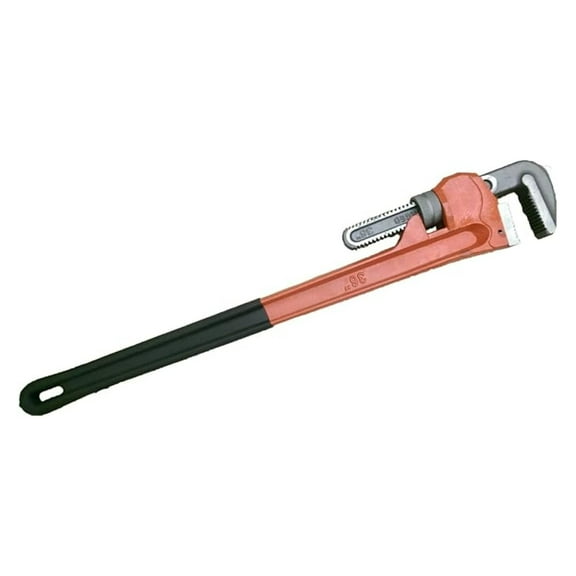Pipe Wrench 4 Inch Heavy Duty - 36 Inch Handle - Drop Forged Steel Plumbing Wrench - Professional Plumbers Tool for Pipefitting and Repair