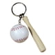 thumbnail image 5 of Llavero decorativo con forma de pelota deportiva 3D y bate de béisbol. L, 5 of 9