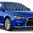 thumbnail image 4 of Haiem Pixel Grid Car Windshield Sun Shade - Blocks UV Rays Sun Visor Protector, Sunshade to Keep Your Vehicle Cool, Universal Fit SUV Van Sedan-Small, 4 of 7