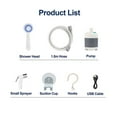 thumbnail image 3 of Douche Portable Rechargeable pour Camping avec Tuyau et Pulvérisateur, 3 of 7