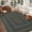 Blue Orange, variant on HIWEAVER Blue 2' x 6' Washable Modern Outdoor Area Rug for Patios Non-slip Soft Neutral Scalloped Bordered Pattern Indoor Throw Carpet for Living Room Bedroom Decor