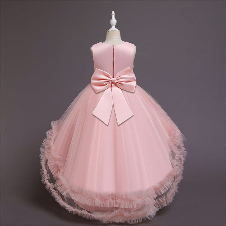 Gubotare Toddler Dresses Birthday Girls Fancy Dress Light Purple Kids  Sequin Formal Party Prom Sparkly Pageant Graduation Spring Summer (Pink,Size  5-6 Years) - Walmart.com