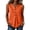 Orange, variant on Wenini Women's Summer Tank Tops V Neck Sleeveless Button Down Casual Loose Flowy Boho Fashion Curved Hem Blouse, Black S