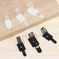 thumbnail image 6 of 5/10Pcs Electrical Equipment Supplies Cord Management Wire Holder Organizer Table Desk Storage Self-adhesive Cable Clips Wire Tie Cable Tie BLACK M-5PCS, 6 of 8