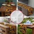thumbnail image 6 of Black African Women Table Runner 72 Inches Long,Boho Brown Elephant Giraffe Ethnic Cotton Linen Table Runners Dresser Scarves,Decorative Tabletop Scarf Furniture Cover for Home Dinner Party 13"x72", 6 of 8