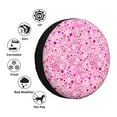 thumbnail image 4 of Naloa Breast Cancer Awareness2 PVC Leather Spare Tire Wheel Cover for Car Truck SUV Camper Trailer Universal Fit many size15 inch, 4 of 6